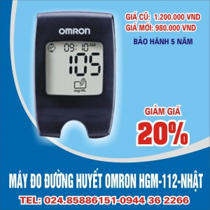Máy đo tiểu đường Omron HGM-112