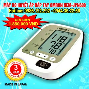 Máy đo huyết áp bắp tay Omron Hem-JPN600