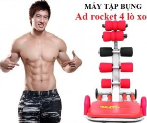 Máy tập bụng Ad rocket 4 lò xo